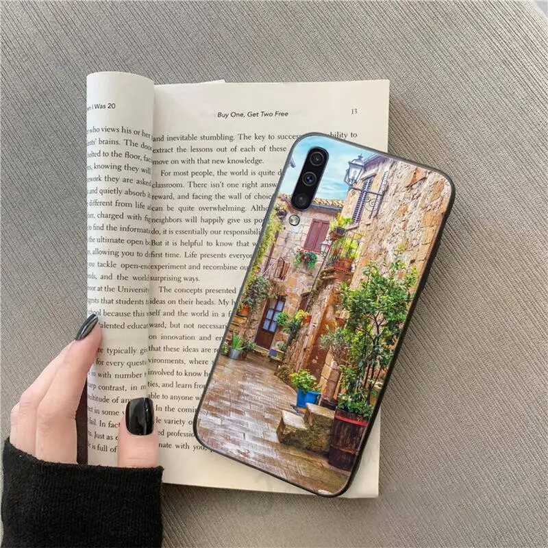 

Italy France London mediterranean travel Phone Case For Samsung galaxy S9 10 20 A10 21 30 31 40 50 51 71 s note20 j 4 2018 plus