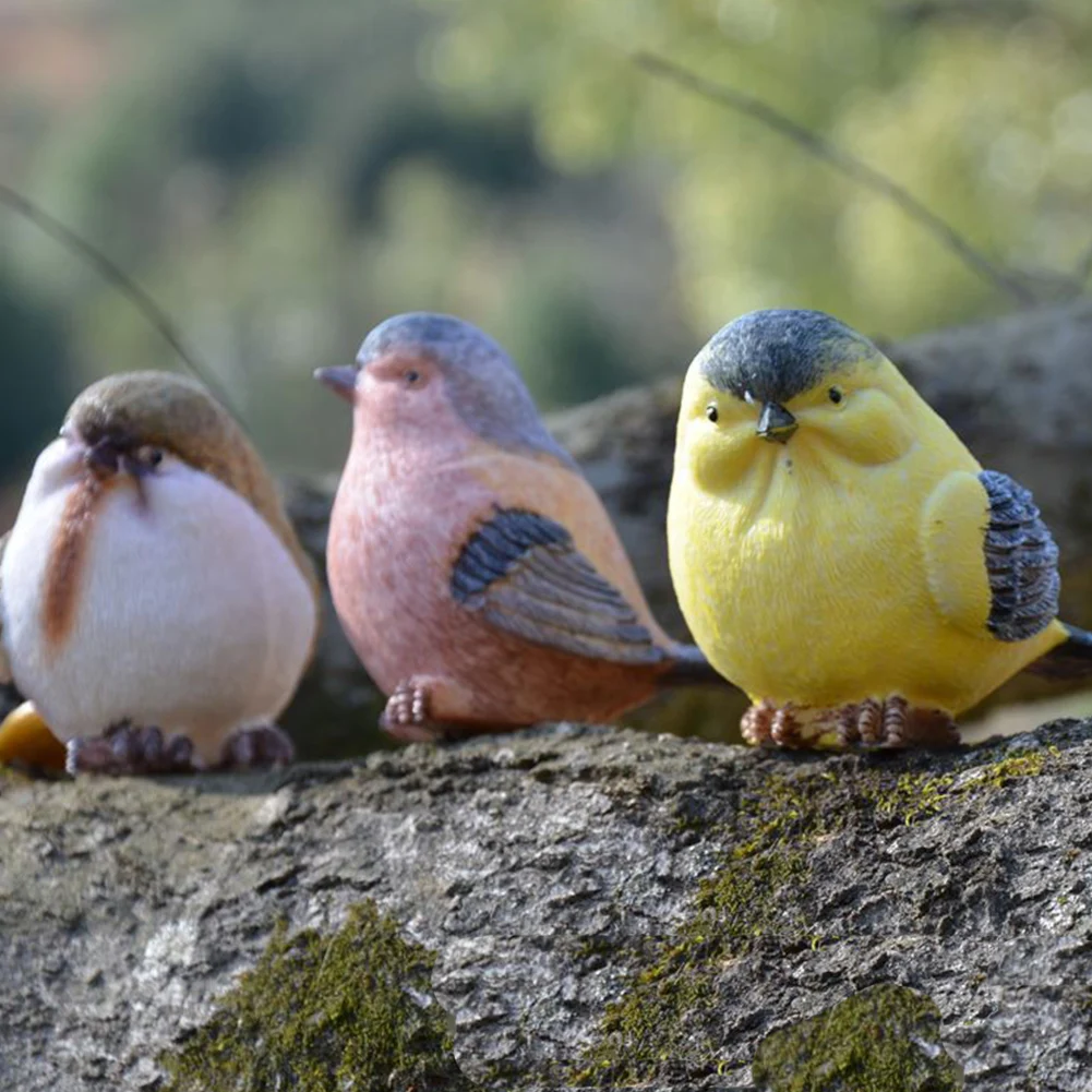 

Simulation Ornaments Animal Landscape Bird Decoration Crafts Resin Garden