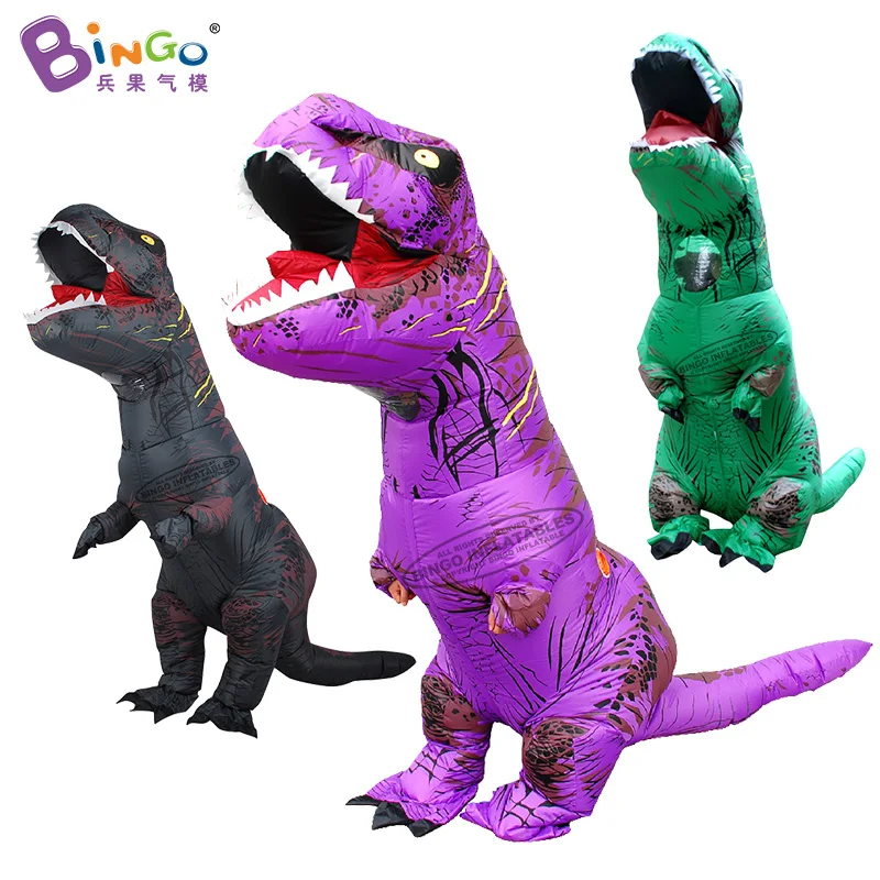 Подгонянный 2 4 м высокий надувной костюм динозавра/костюм динозавра надувные
