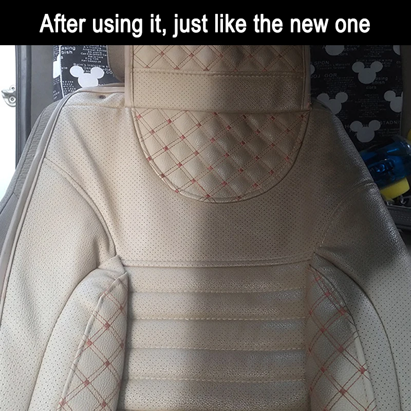 

20ml HGKJ Car Seat Interior Cleaner Car Interior Cleaning Agent Ceiling Cleaner Plastic Vinyl Leather Auto Interior Foam Cleaner