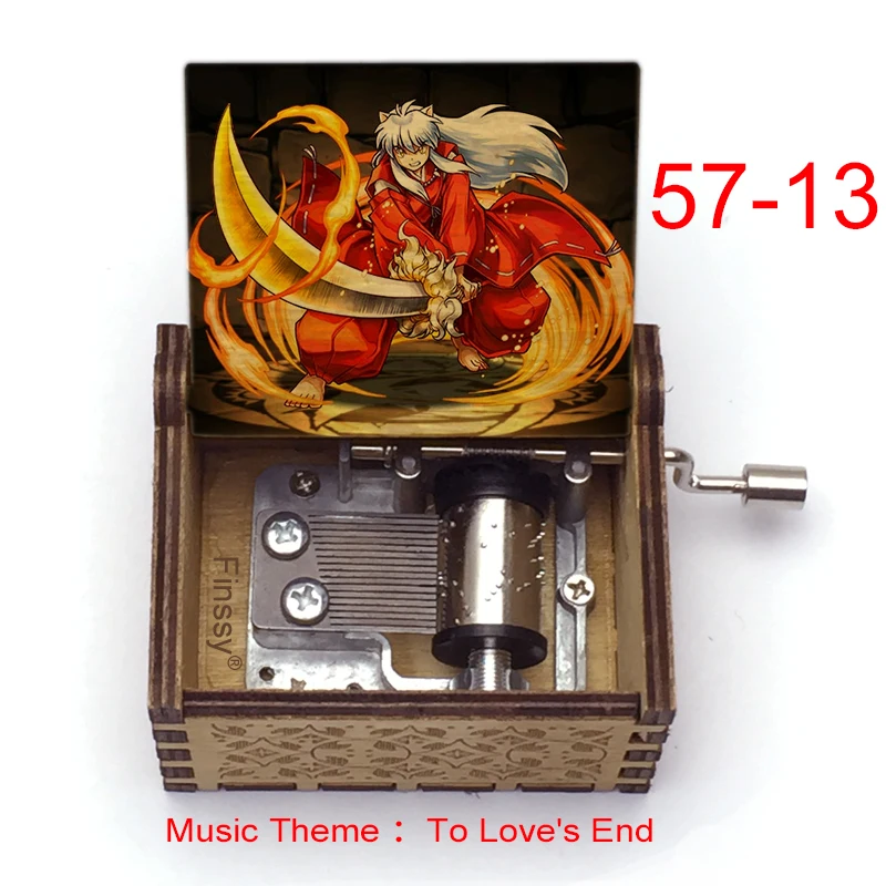 inuyasha The Love That Transcends Time music theme to love's end Sesshoumaru Hand Music Box kids Gift Caixa De Musica | Украшения и