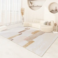 light luxury high end sofa coffee table blanket simple abstract ins bedroom bed japanese style living room carpet wabi sabi wind