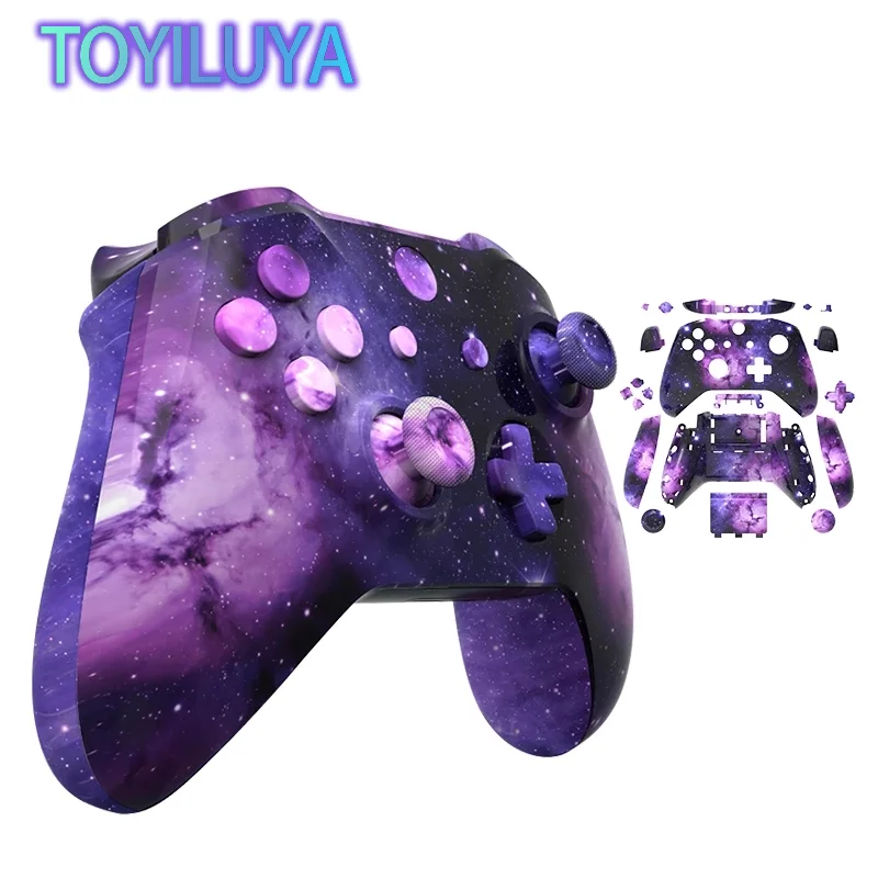 

TOYILUYA Replacement Shell and Button Module Kit for PS4 Slim DualShock 4 PlayStation 4 Pro Controller Shell Protective Cover