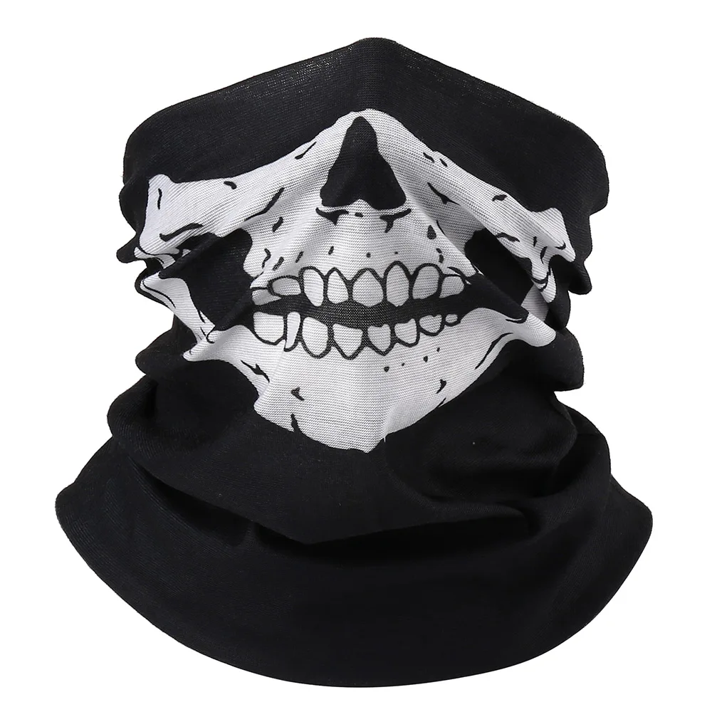Skull01 3D Призрак Череп Бандана шеи гофрированный щит головы летняя трубчатое кольцо шарфы дышащая Солнцезащитная маска маски, шарфы велосипеда Для мужчин Girl - Цвет: Skull01