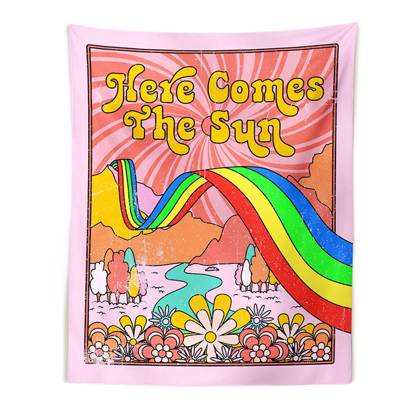 

Настенный гобелен А BRIGHT RAINBOW "Here Comes The Sun"