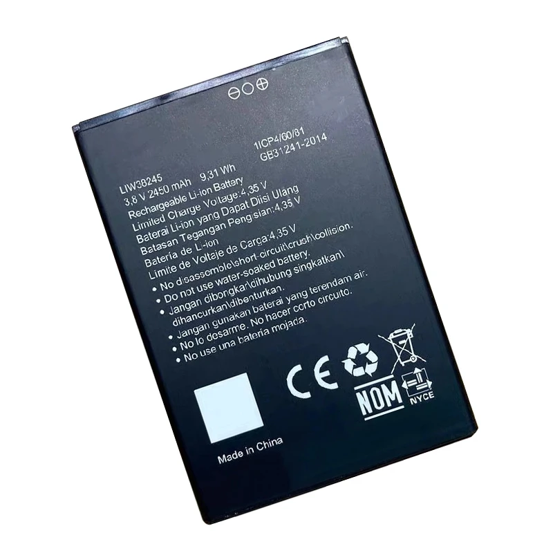 100 original 2450mah liw38245 battery for hisense infinity f17 pro f16 mobile phone high quality tracking number free global shipping