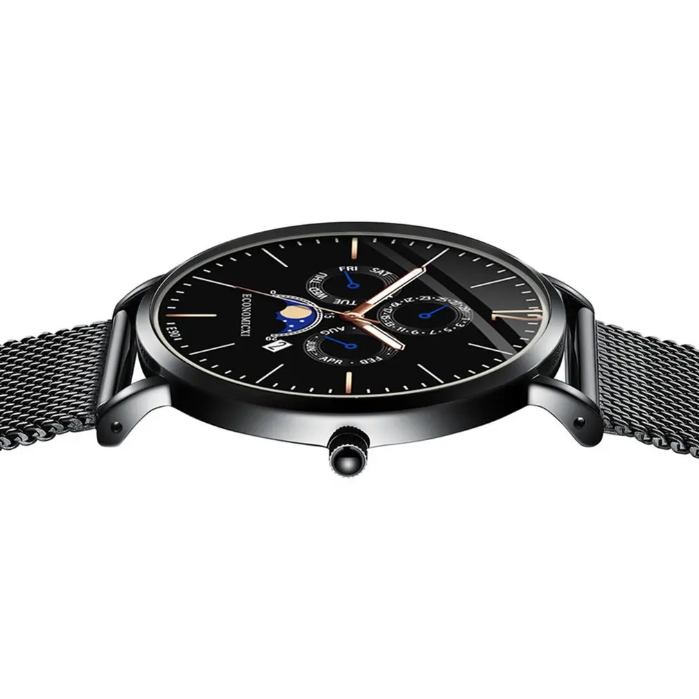 E90 модные часы женские роскошные однотонные ультратонкие с циферблатом под