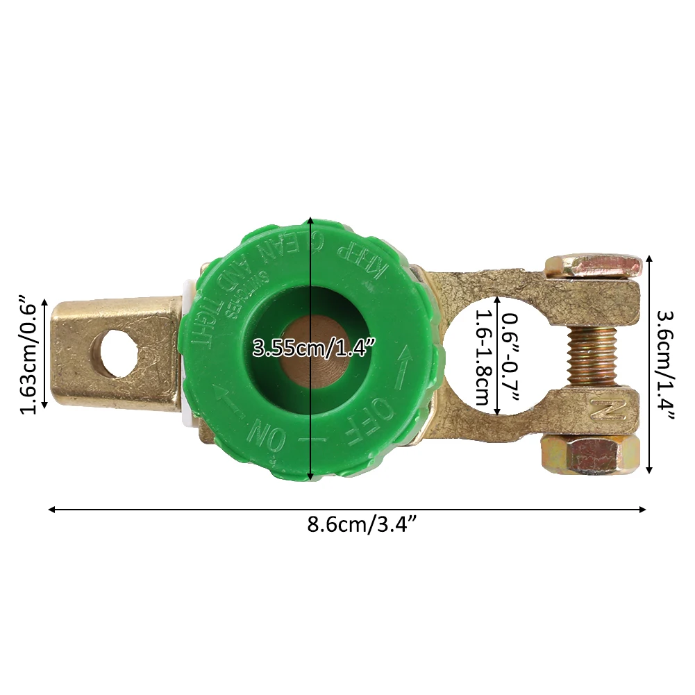 

Car Battery Switch Battery Cut-off Switch Protector Battery leak-proof Terminal Car Battery Power-off Switch