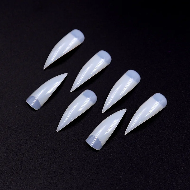 100 шт./кор. длинные ложные ресницы Маникюр для кончиков ногтей Искусственные