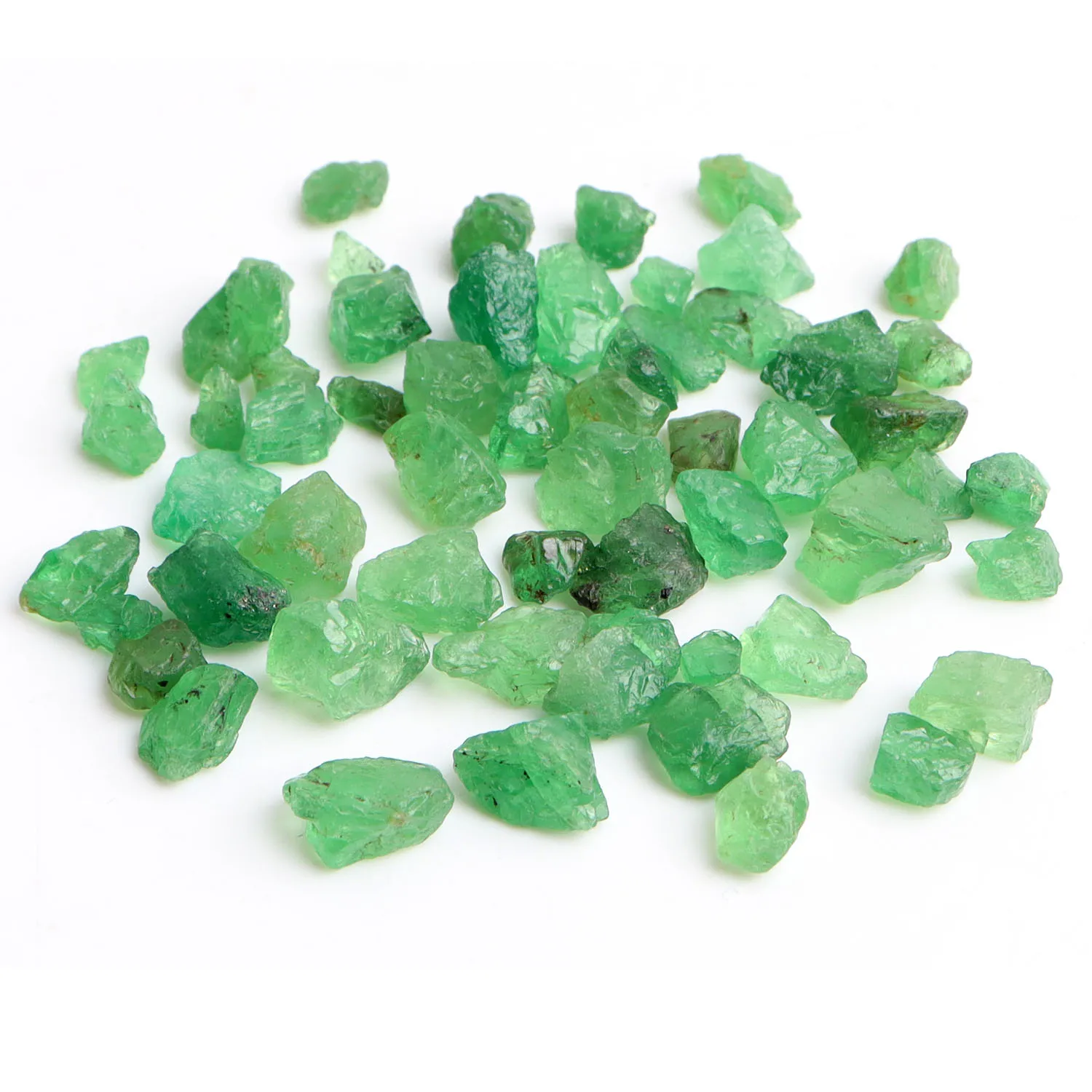 10Ct/упаковка редкие натуральные Tsavorite зеленые Самоцветы грубые ювелирные изделия