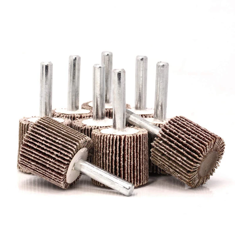 

20 Pack Mounted Flap Wheel 80 Grit Aluminum Oxide Sanding Flap Wheels for Drill - Abrasive Grinding Tool