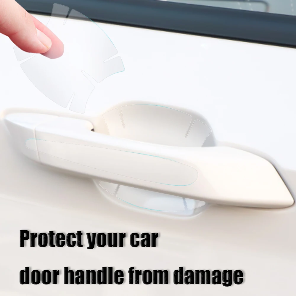 Защитная пленка-наклейка для автомобильной ручки двери (8 шт.) для Peugeot, Fiat, Toyota, Haval, Ford, Jaguar, Lada, Suzuki, MG, Opel, Kia, Saab.