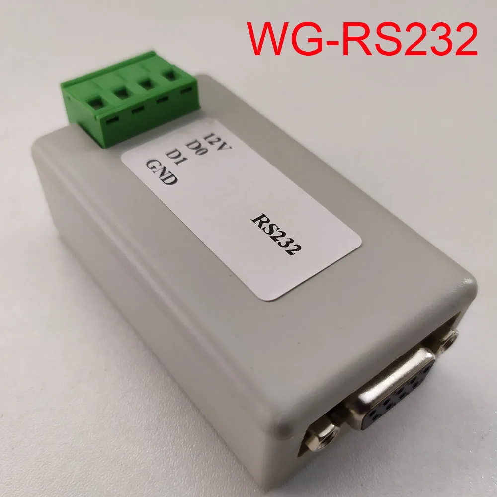 WG-RS232 преобразования wiegand для RS232 двунаправленный ASCII/шестигранных данных Для