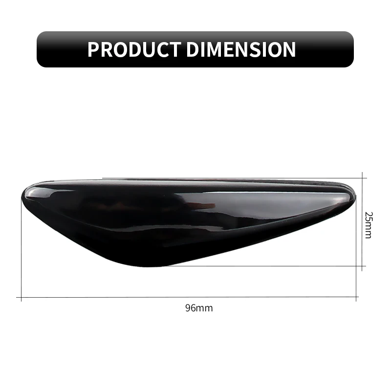 2PCS LED Side Repeater Marker Turn Signal Indicator Flasher For Mazda 6 Mazda6 GH Mazda5 CW Premacy RX-8 MX-5 Fiat 124 Spider - купить по