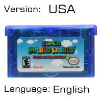 Mariold World 2 USA 32 бит видеоигры картридж Консоли Карты для nintendo GBA супер мариолд Advance серии Английский язык издание - Цвет: Mariold World 2 USA