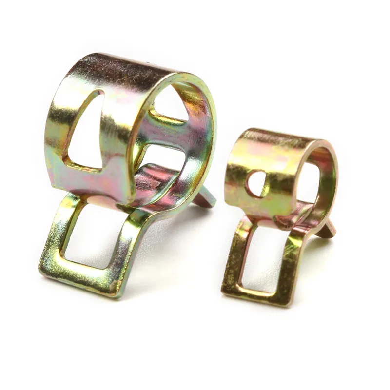 115 pcs Spring Hose Clamps 6-22mm Zinc Plated Clip Fuel Line Water Pipe Air Tube Fastener Clamp | Обустройство дома