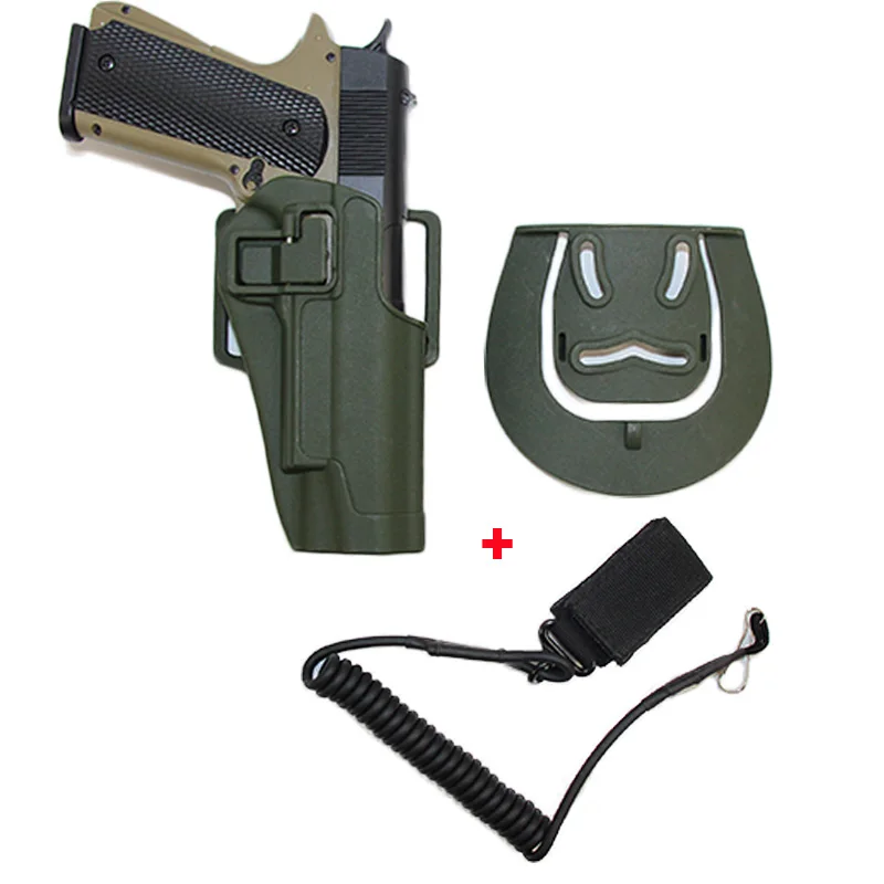 Тактический чехол-кобура для пистолета чехол Colt 1911 ремень страйкбола поясная