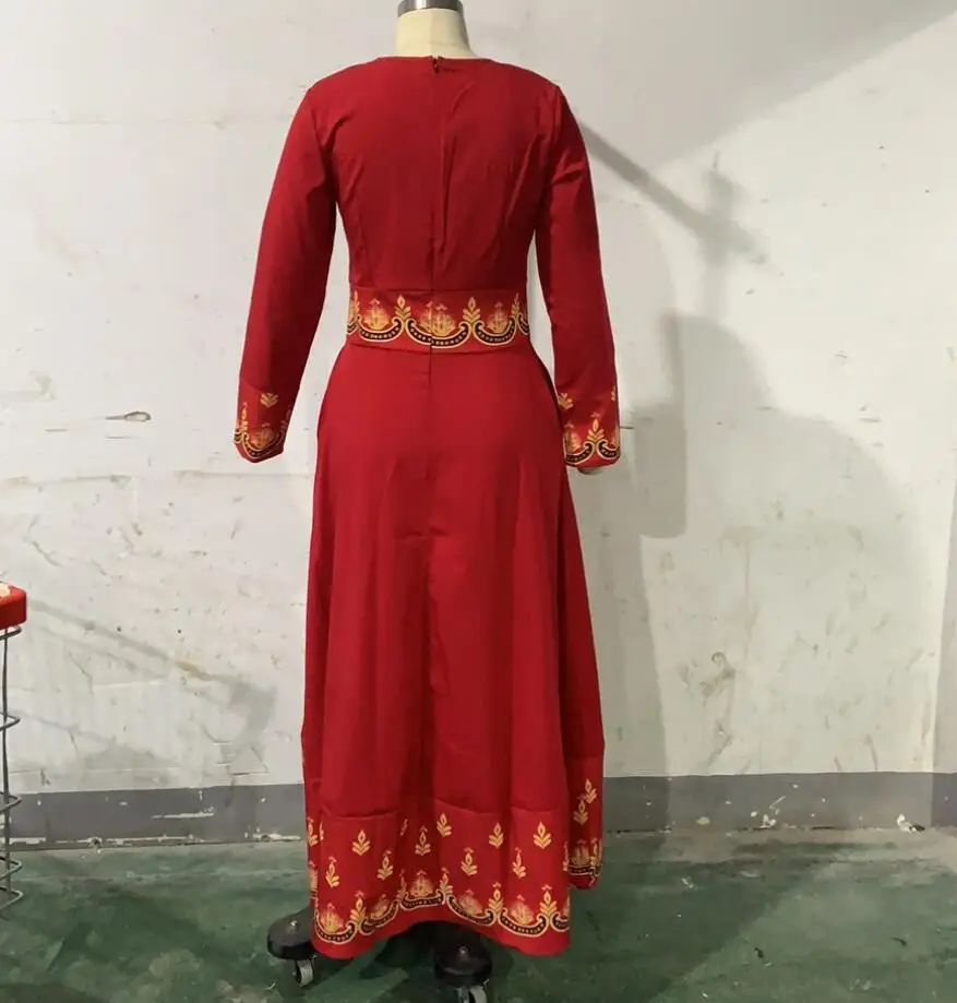 2020 Indonesia Gaun Bangladesh Dubai Abaya untuk Wanita Pakistan Muslim Long Dress Pakaian Plus Ukuran 5XL A1405