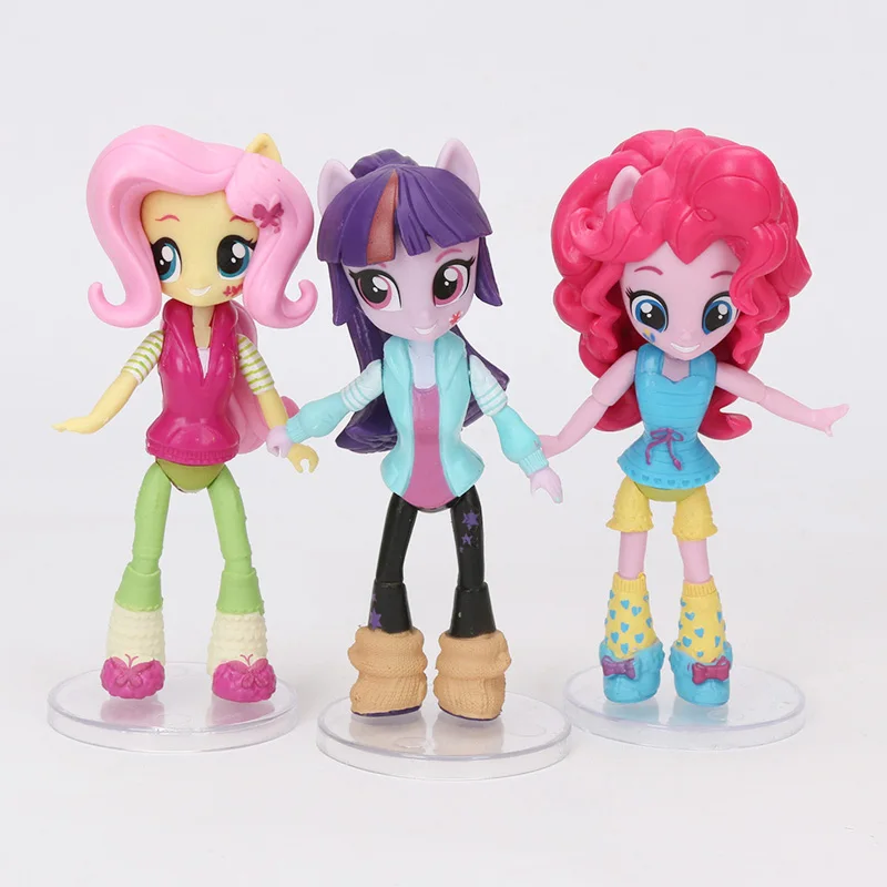 12 см 9 шт. 7 шт. игрушки My Little Pony friendly Is Magic Pony Набор фигурок Twilight Sparkle Rainbow Dash Fluttershy модель куклы