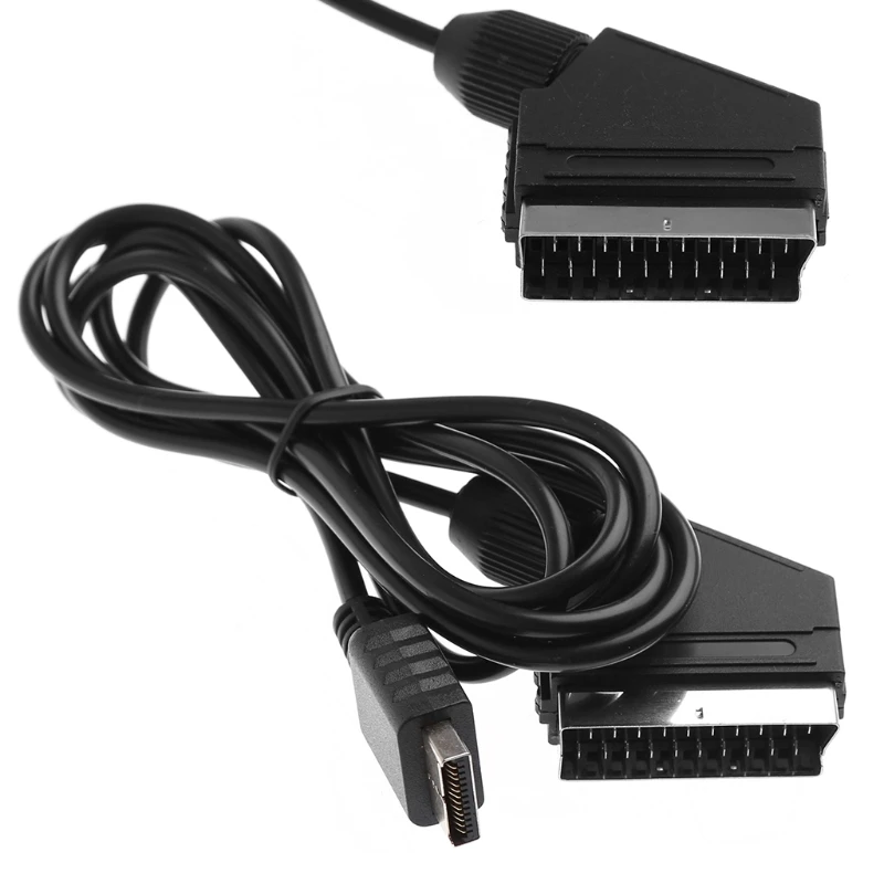 

1,8 м/6 футов RGB Scart кабель AV стерео тв для Playstation PS2 Slim Line игровая консоль