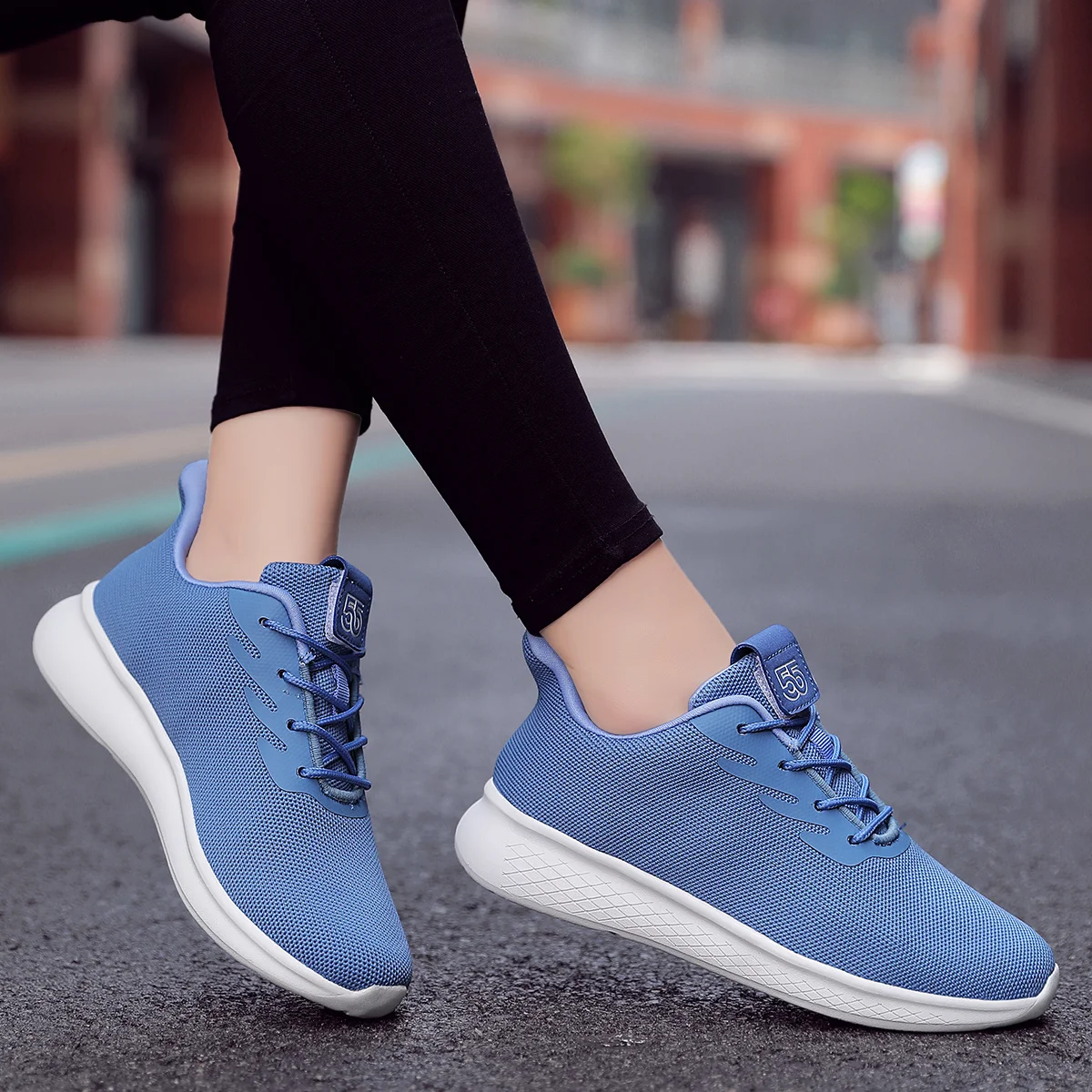 Xiaomi Women Vulcanize Shoes Breathable Women Casual Sneakers Ladies Sport Shoes Trainers Lightweight Larger Size Walking Flats
