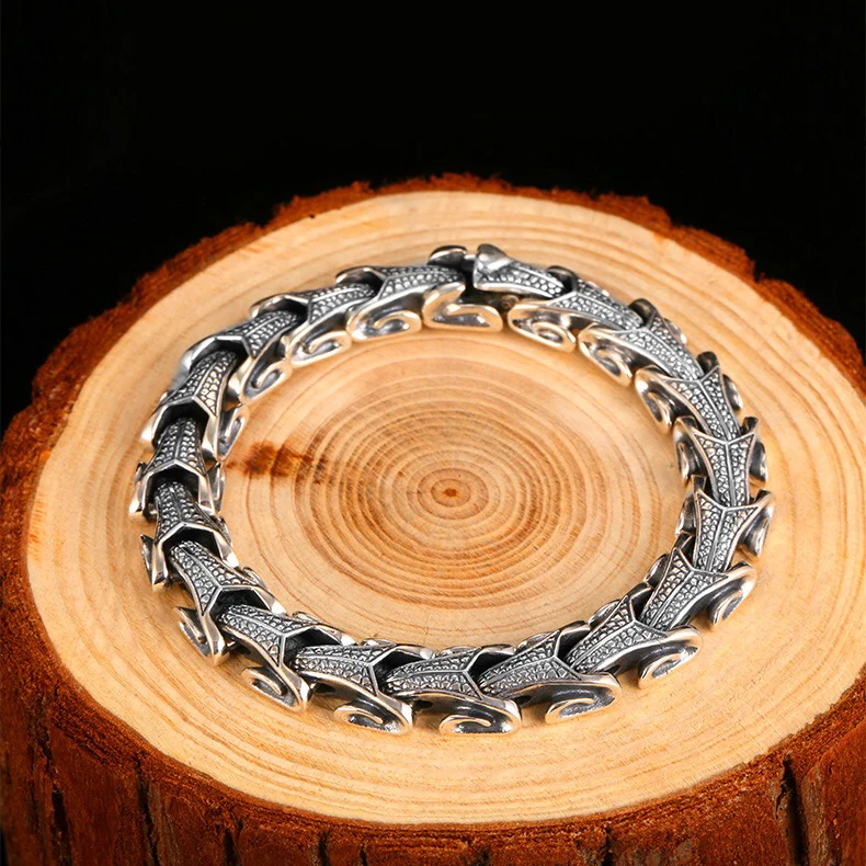 

The New Keel Bracelet Trendy Man Korean Fashion Domineering Personality Non-mainstream Youth Punk Jewelry Niche Design