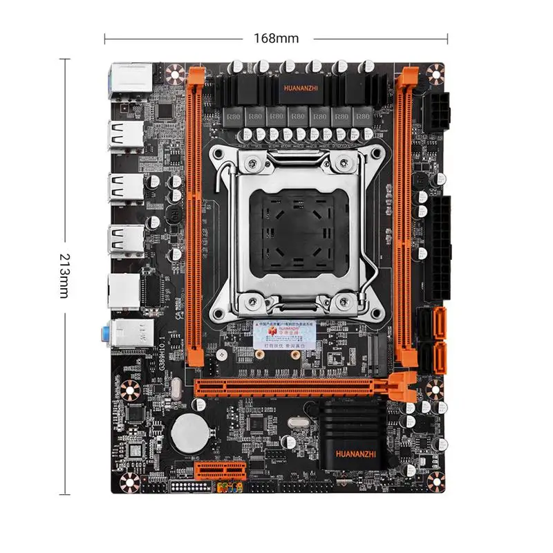 

HUANANZHI X79 4M V3.0 Motherboard M-ATX USB2.0 SATA NVME M.2 SSD Support REG ECC Memory Dual Channel DDR3