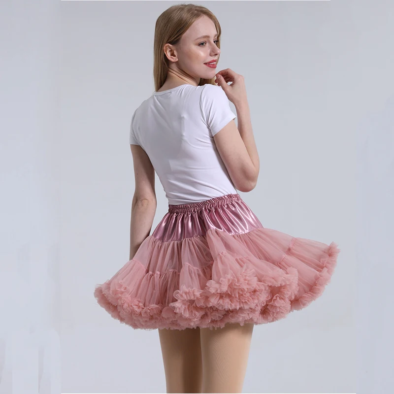 Женская короткая юбка-пачка из тюля рокабилли кринолин | Свадьбы и торжества