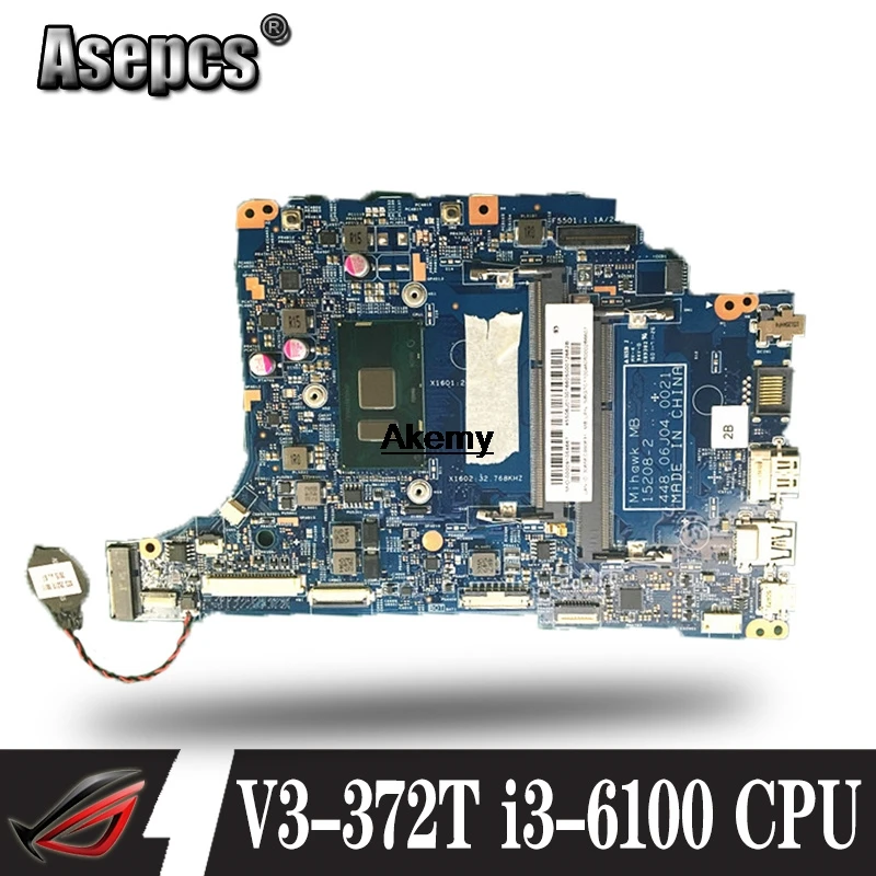 15208-2 448.06j0050021 NBG7C11002 NB. G7A11.003 основная плата для acer aspire V3-372 V3-372T материнская ноутбука