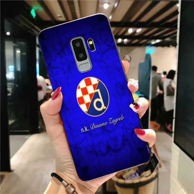 Чехол для телефона FC Dinamo Zagreb Samsung Galaxy S6 Edge S7 S8 S9 Plus A3 A7 A5 A8 A9 J5 J7 S5 DIY чехол мягкого ТПУ