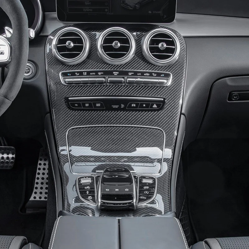 Панель управления из настоящего углеродного волокна для 2015 + Mercedes Benz W205 Amg
