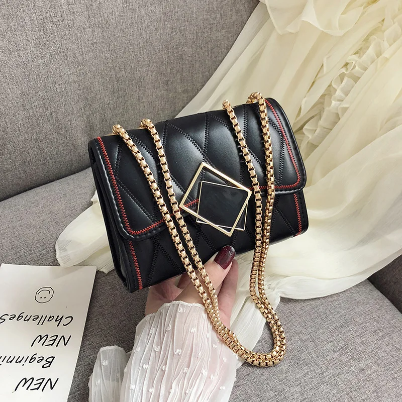 Роскошные дизайнерские женские сумки через плечо с ромбовидной решеткой 2020