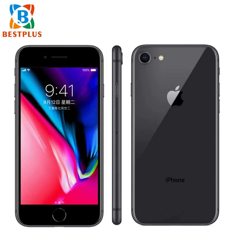 СПРИНТ версия Apple iPhone 8 A1863 LTE мобильный телефон 4," 2 Гб ОЗУ 64 Гб/256 Гб ПЗУ отпечаток пальца iOS 11NFC 1821 мАч мобильный телефон