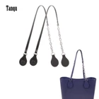 Новое поступление, длинная цепочка Tanqu, ручки из искусственной кожи, плоский ремень из искусственной кожи и капли с утолщенной блестящей цепочкой для OBag для EVA O Bag