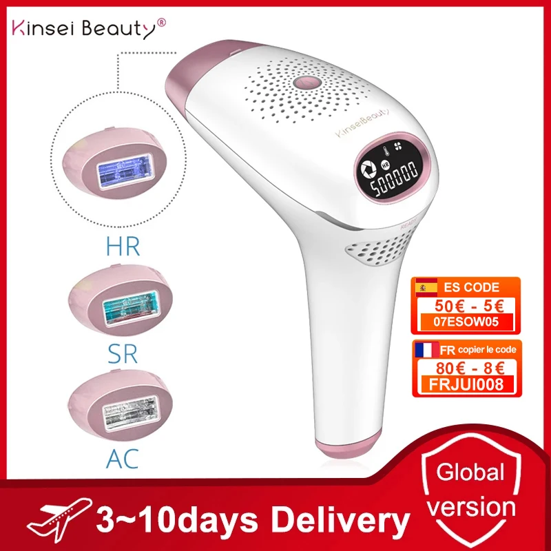 

IPL Laser Hair Removal Device Laser Epilator IPL Permanent Hair Removal Machine for Bikini Body Face Hair Remover 500000 Pulsed