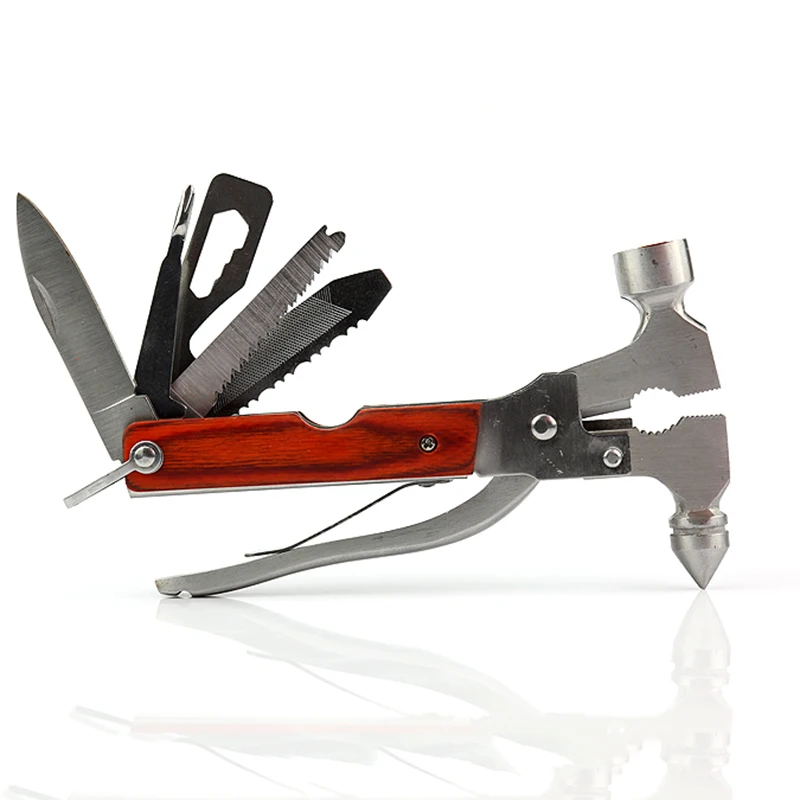 Многофункциональная наружная головка мотыги с топором спасательный молоток 16 в 1