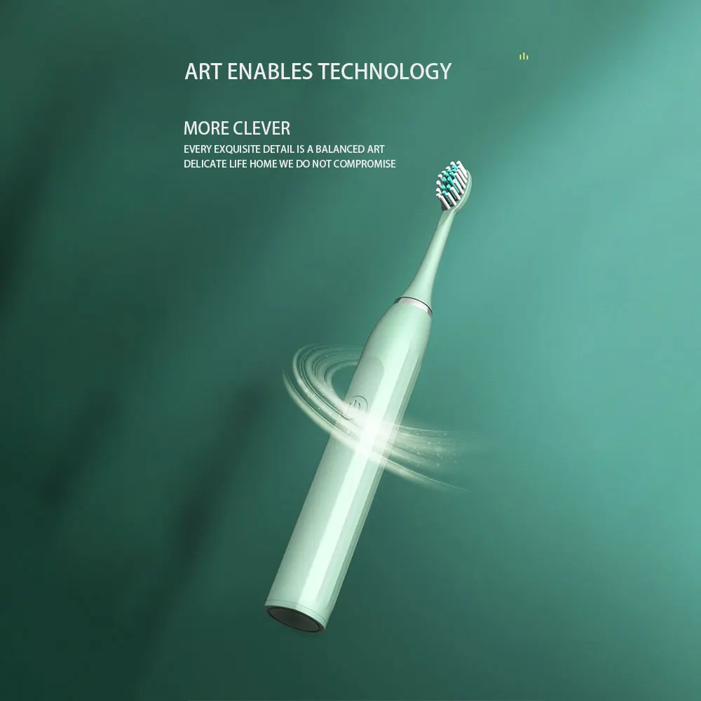 Электрический Зубная щётка для взрослых с таймером Sonic зубная BatteryTooth кисти