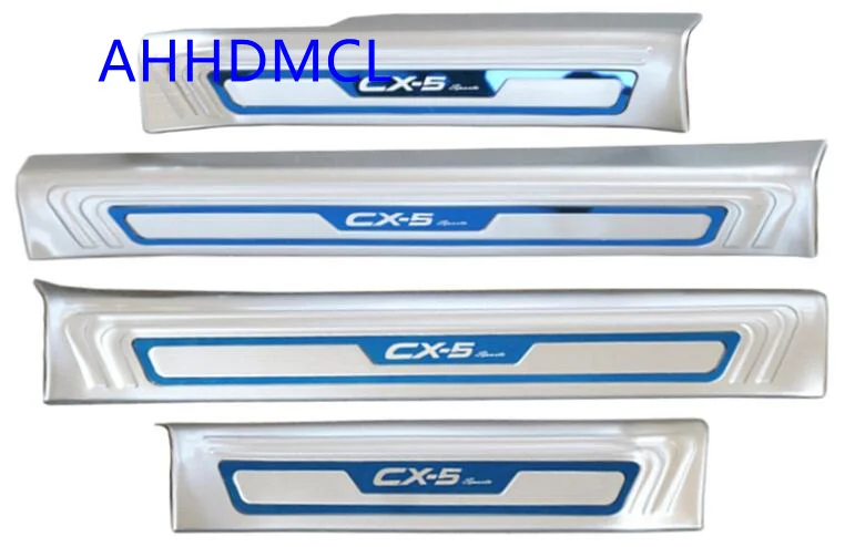 Автомобильная Накладка на порог полосы порога для Mazda CX-5 2013 2014 2015 2016 2017 2018 2019 -