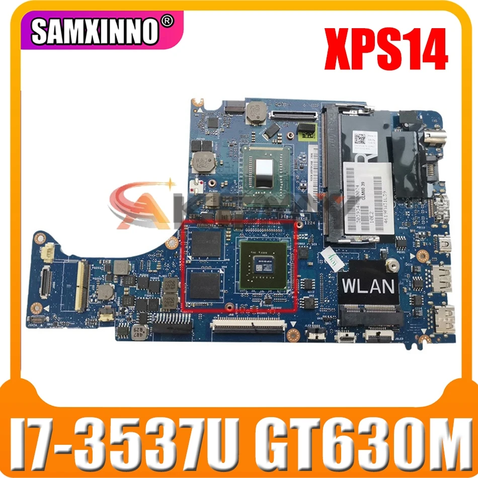 

Оригинальная материнская плата для ноутбука DELL XPS14 L421X I7-3537U GT630M материнская плата CN-0R8TG5 0R8TG5 LA-7841P SR0XG N13P-GV-S-A2