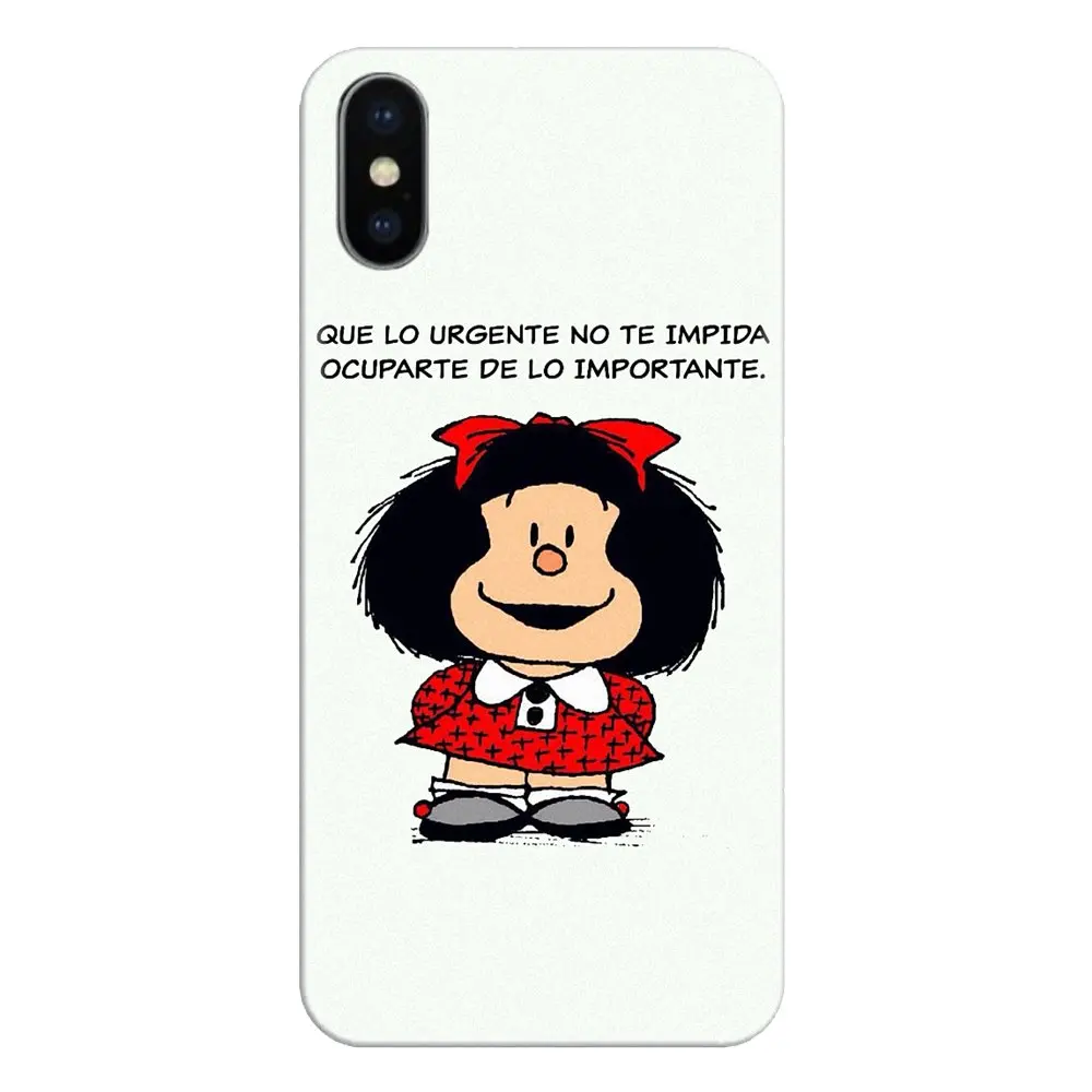 Mafalda Girl для iPod Touch Apple iPhone 11 Pro 4 4S 5 5S SE 5C 6 6S 7 8 X XR XS Plus Max силиконовый чехол