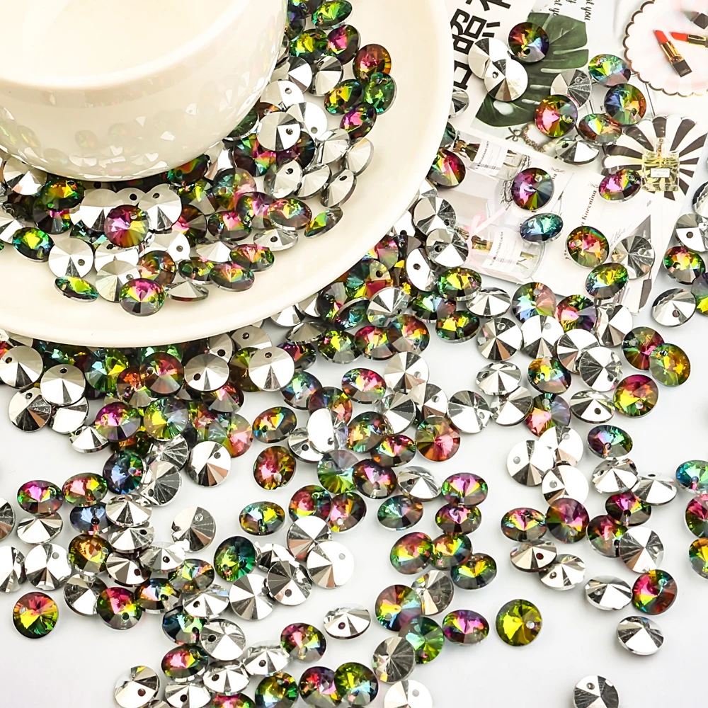 50pcs/lot 8mm Craft Lampwork Glass Loose Bead Czech Cabochons Murano Oblate Crystal Beads Jewelry DIY For Necklace Pendants | Украшения и