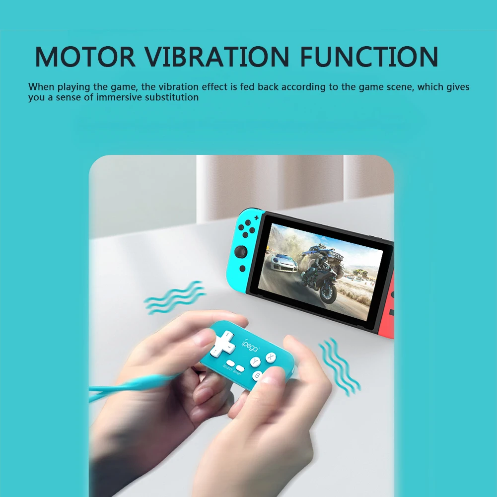 Ipega Bluetooth беспроводной геймпад для Nintendo Switch Android Steam PC портативный мини 6-осевой