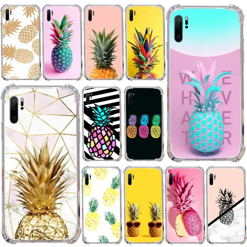 

Pineapple Phone Case Transparent Clear For Samsung Galaxy A71 A21s S8 S9 S10 plus note 20 ultra