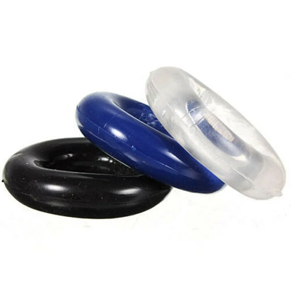 

3pcs/Set Soft TPE Male Delay Lock Elastic Ring Delay Ring Lock Rings Our Glans Ring Each Have Clit Stimulating Balls That Will S