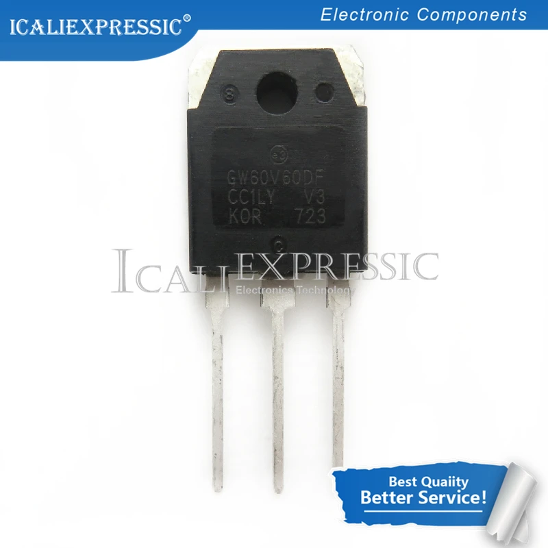 5 шт. STGW60V60DF GW60V60DF STGW60V60 TO-247 600V 80A 375W, лучшее качество