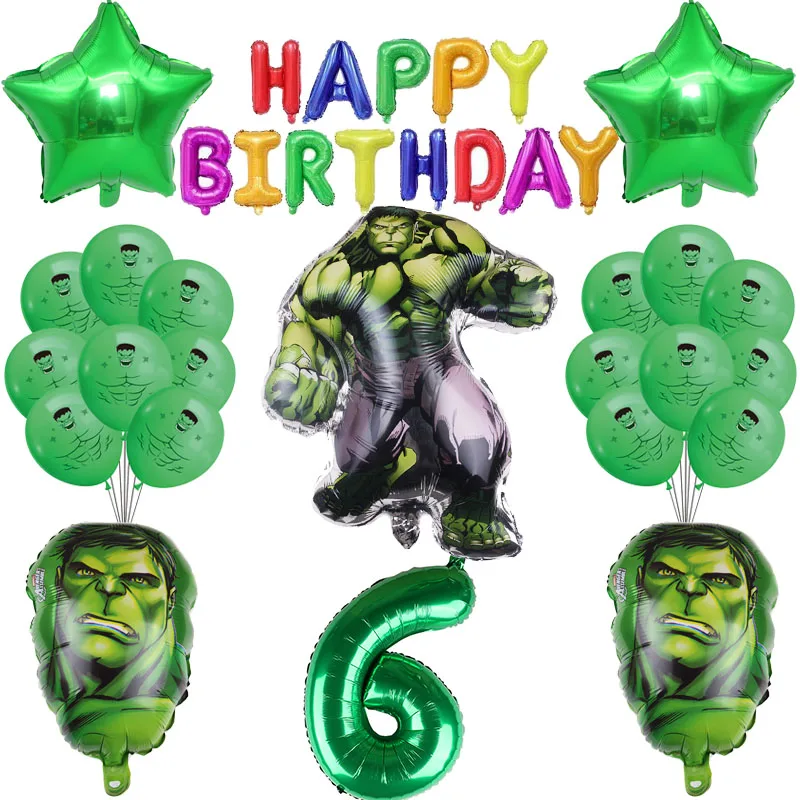 Детские игрушки в виде Мстителей Халка украшение 32-дюймовый шар цифр товары для