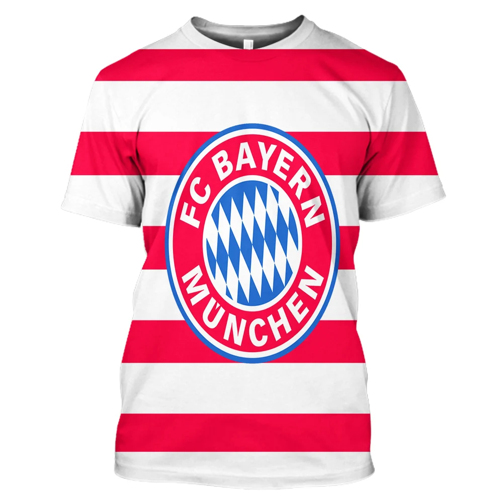 LBG новая 3D печать Bayern Munich Футболка мужская и женская модная спортивная футболка
