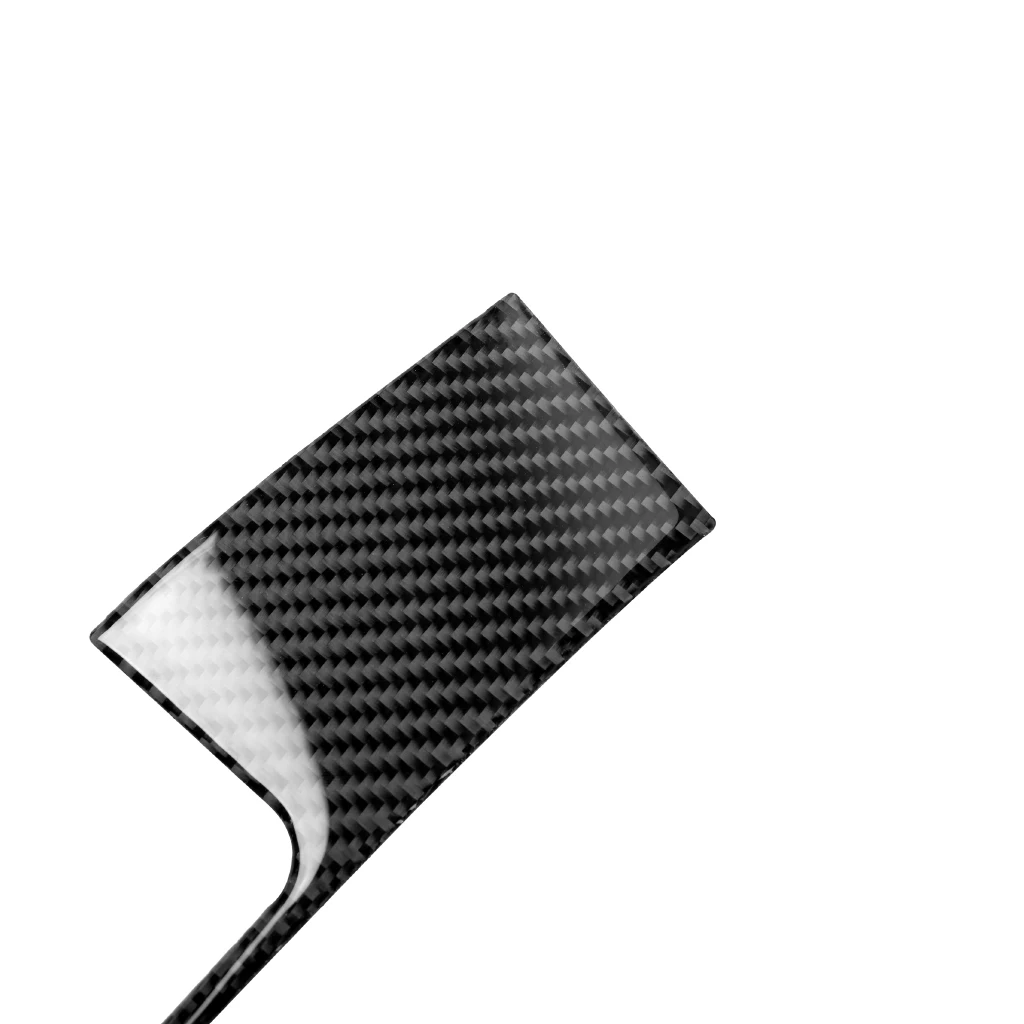 

2Pcs Switch Button Cover Carbon Fiber Door Window Sticker Adhesive Decoration