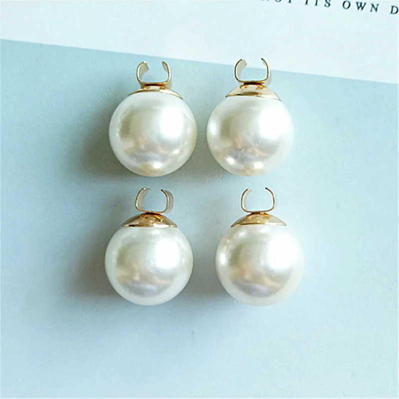 10 шт./лот жемчужные C пряжки пуговицы ручной работы из сплава аксессуары сделай