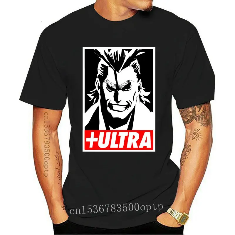 

New Black Navy Color Plus Ultra All Might T-Shirt My Heroes Academia Shirt Cool Casual pride t shirt men Unisex Fashion